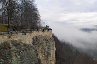 Advent v Saském Švýcarsku: pevnost Königstein, Bastei a Hohnstein - Německo - Sasko