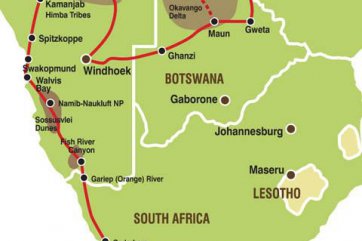 Adventure Safari, kultura v Namibii a Botswaně a Viktoriiny vodopády - Namibie