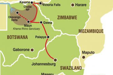Adventure Safari v Botswaně a Viktoriiny vodopády - Botswana