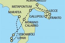 Apulie a Basilicata, Kalábrie + Stromboli - Itálie