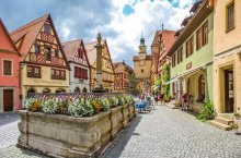 Bavorsko s velikonoční výzdobou - Německo - Bavorsko