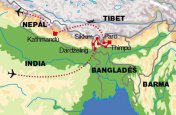 Bhútán, Sikkim, Dardžiling, Nepál - Indie
