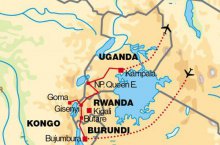 Burundi, Rwanda, Uganda, Keňa, Tanzanie, Kongo - Tanzanie