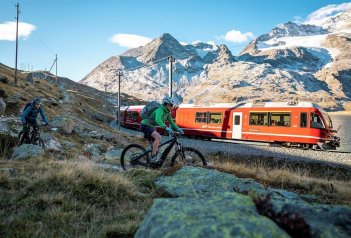 Cyklistika v okolí Svatého Mořice - Švýcarsko
