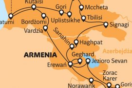 Gruzie, Arménie - z vrcholků Kavkazu do údolí Arménie - Gruzie