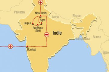 Indie - Zlatý Trojúhelník a Bollywood - Indie