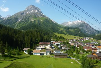 Lechtalské údolí s kartou - Rakousko