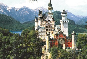 Legoland a zámek Neuschwanstein - Německo
