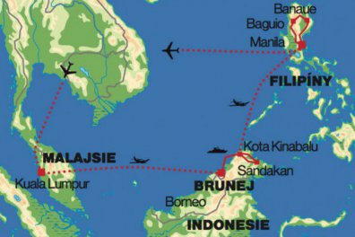 Malajsie, Brunej, Borneo, Filipíny - Filipíny