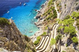 Neapolský záliv a ostrov Capri - Itálie