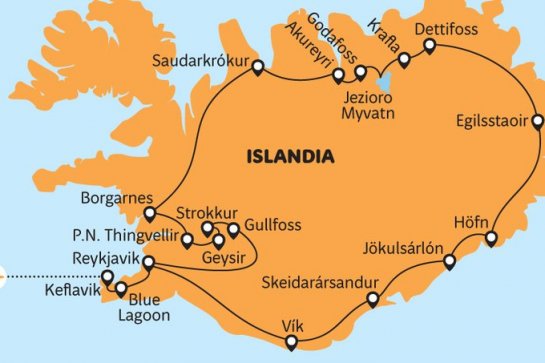 Okruh Islandem - Island