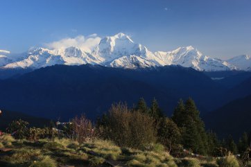 Pohled na Mt. Everest - Nepál