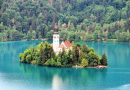 Pohoda u Bledského jezera