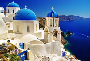 Setkání s Řeckem, plavba na bájné ostrovy Santorini a Korfu - Řecko