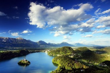Slovinsko, Lehká turistika kolem Bledského jezera