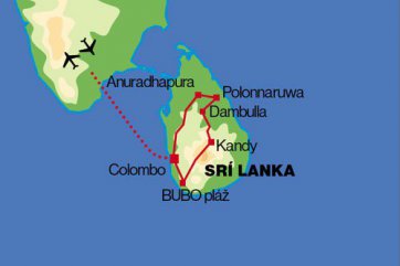 Poznávací zájezd Srí Lanka - Srí Lanka