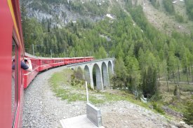 Recenze Švýcarské Alpy a horský vláček Bernina Express