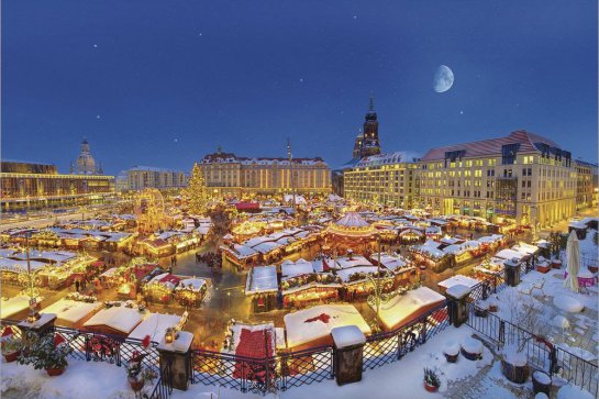 Vánoční trhy v Drážďanech - Německo