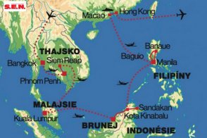 Velký letecký okruh Asií - Thajsko