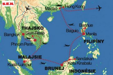 Velký letecký okruh Asií - Čína