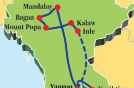 Velký okruh Myanmarem - Myanmar