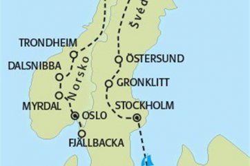 Velký okruh Norskem s turistikou souostroví Lofoty, Vesterály a Švédsko - Norsko