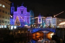 Advent v Lublani, J. Plečnik a termální lázně - Slovinsko