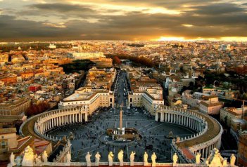 Advent v Římě - letecky - Itálie