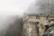 Advent v Saském Švýcarsku: pevnost Königstein, Bastei a Hohnstein - Německo - Sasko