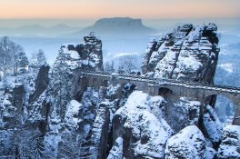 Advent v Saském Švýcarsku: pevnost Königstein, Bastei a Hohnstein - Německo - Sasko