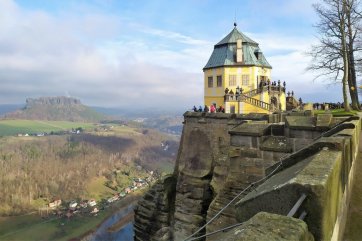 Advent v Saském Švýcarsku: pevnost Königstein, Bastei a Hohnstein - Německo - Sasko