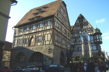 Advent ve středověkých městech Bavorska, zdobené kašny a Norimberk - Německo - Bavorsko