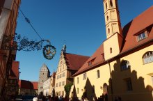 Advent ve středověkých městech Bavorska, zdobené kašny a Norimberk - Německo - Bavorsko