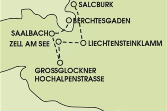 Alpské vyhlídky - Orlí hnízdo, NP Berchtesgaden a Salcburk - Rakousko
