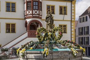 Bavorsko s velikonoční výzdobou - Německo - Bavorsko