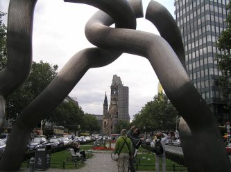 Berlín a večerní slavnost světel