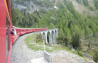 Berlina express a historická parní zubačka Rigi