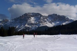 Běžkování v Dolomitech - Itálie