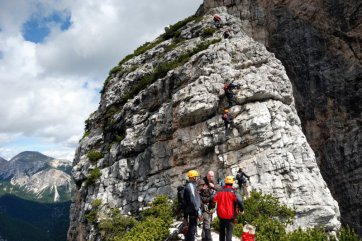 Dolomity ferratově - Itálie