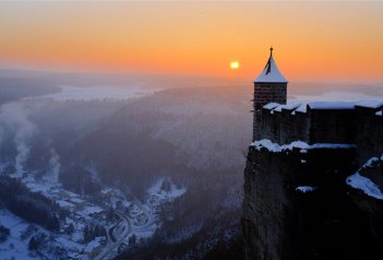 Drážďany a advent v pevnosti Königstein - Německo