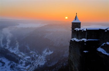 Drážďany a advent v pevnosti Königstein