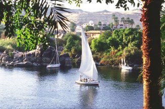 Egypt lodí po Nilu - Egypt
