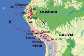Ekvádor, Galapágy, Peru, Bolívie - Peru
