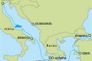 EUROPLAVBA - Plavba z Benátek do Istanbulu - Itálie