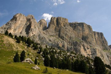 Fassa a Fiemme - top údolí Dolomit - Itálie