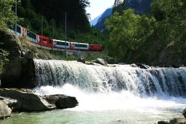 Glacier Express, Matterhorn a Jungfrau