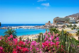 Gran Canaria - malý kontinent - koupání na Playa del Inglés