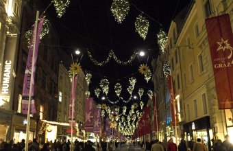 Graz a štýrský advent vlakem po dráze Semmering