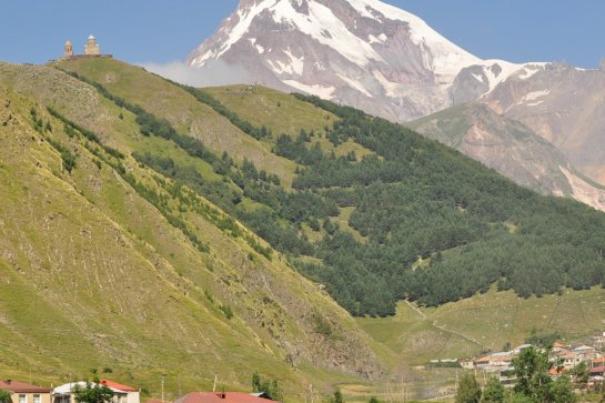 Gruzie skialpinistický výstup na Kazbek a skitouring v oblasti Kazbegi - Gruzie