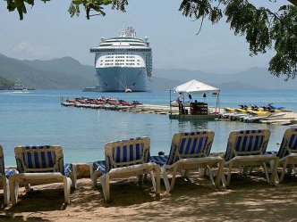 Haiti - Jamajka - Mexiko největší lodí světa - plavba